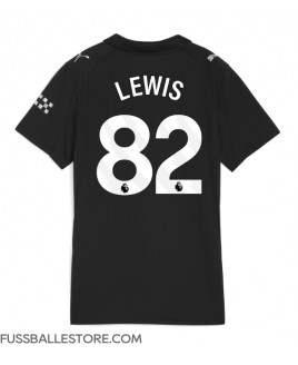 Günstige Manchester City Rico Lewis #82 Auswärtstrikot Damen 2025-26 Kurzarm